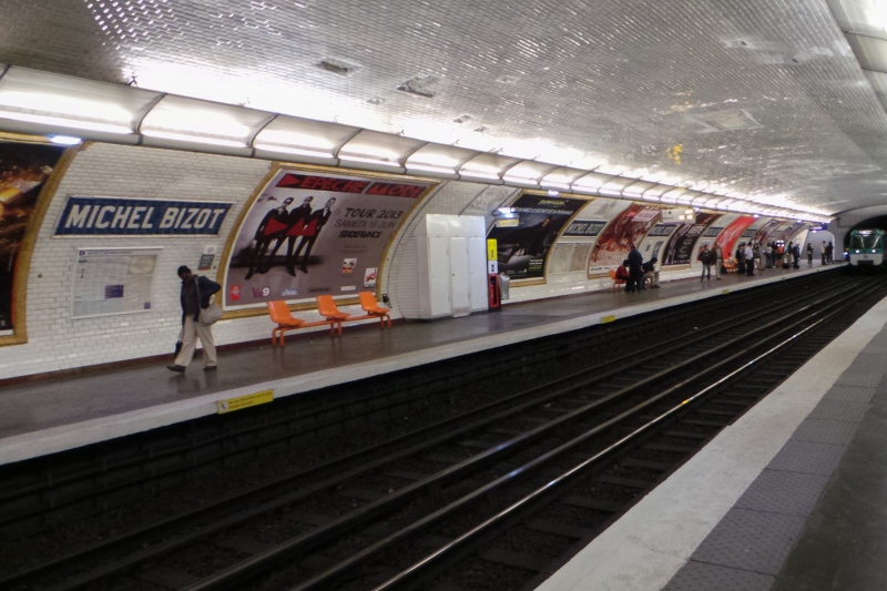 Michel Bizot metro station